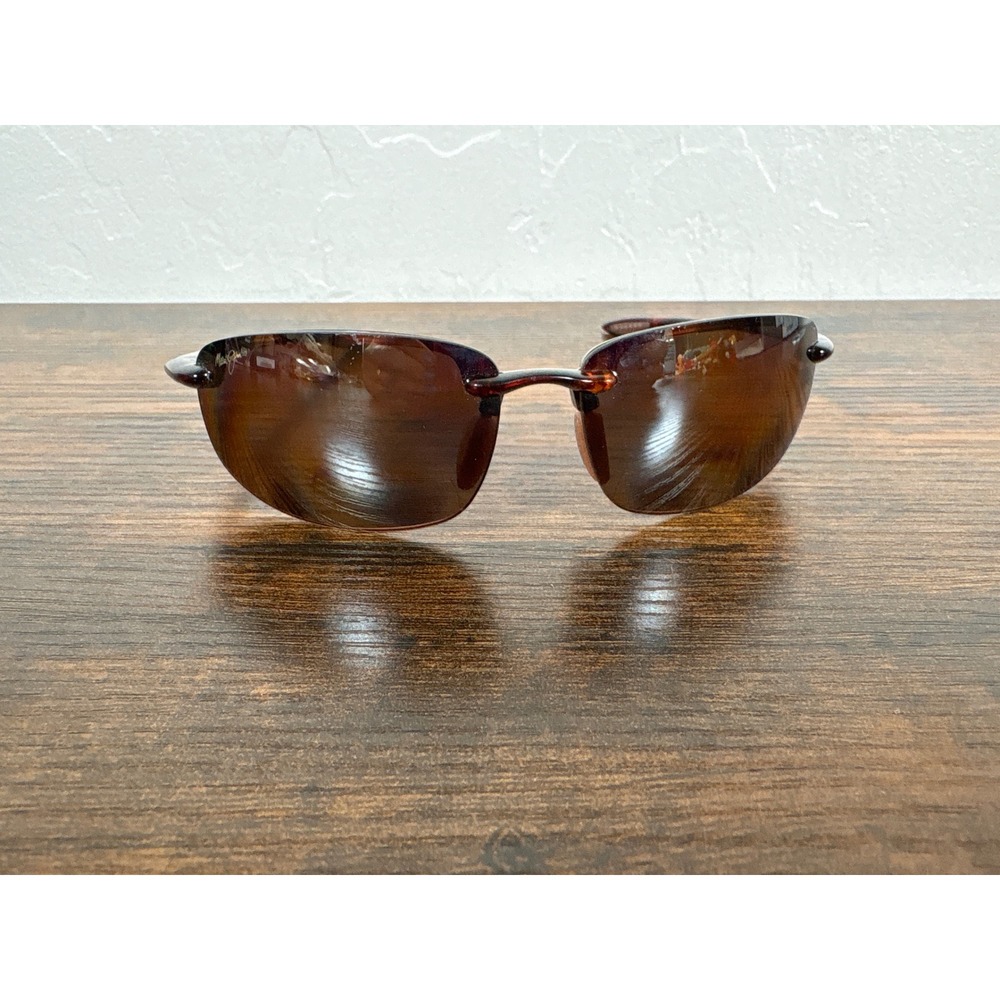 Maui Jim Sport H-807-10 20 Tortoise Rimless Sunglasses Frames Only Japan - Picture 3 of 6